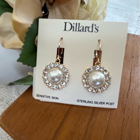 NWT Dillard’s Fashion Earrings, Pierced, Sterling Silver Posts - Picture 7 of 7